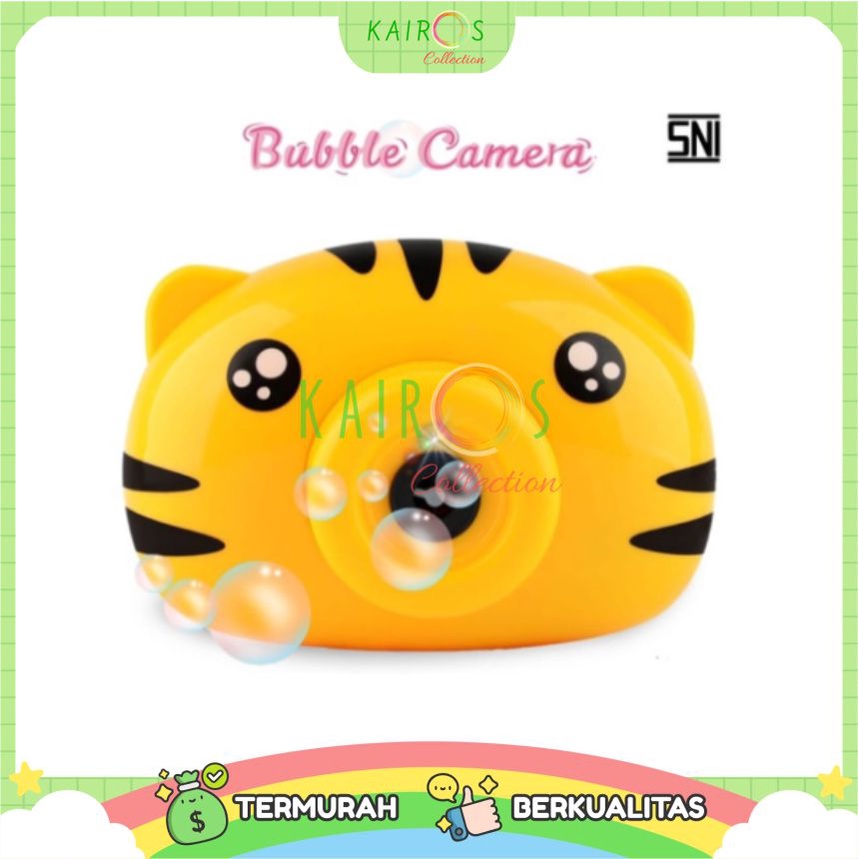 Mainan Anak Gelembung Busa Bubble Camera Karakter Electric