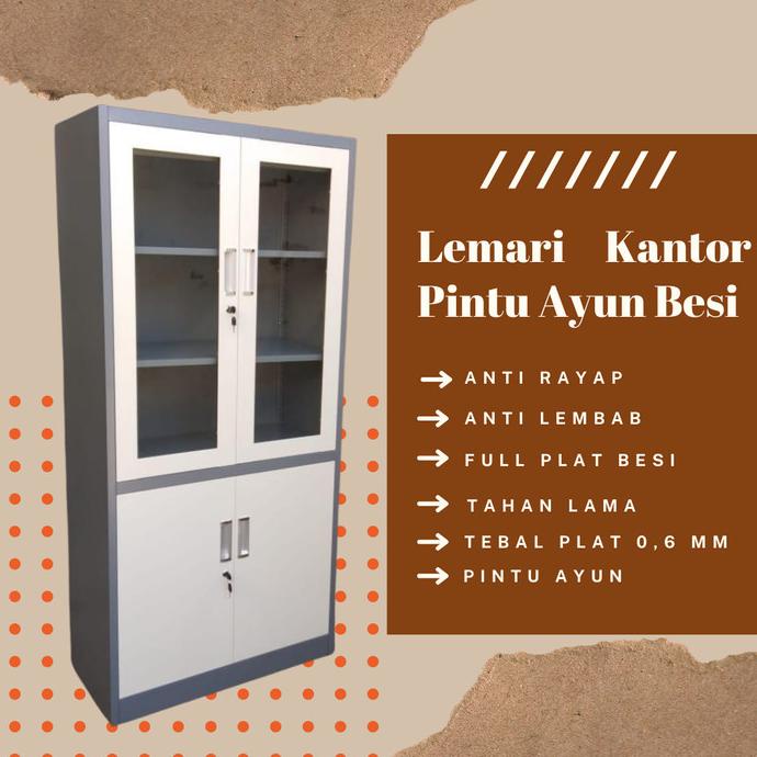 

[[COD]] Lemari Besi / Lemari Arsip Besi / Lemari Kantor / Lemari Arsip FREE ONGKIR Kode 404