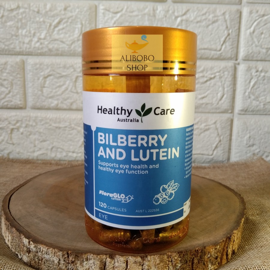 HEALTHY CARE BILBERRY AND LUTEIN 120 CAPSULES
