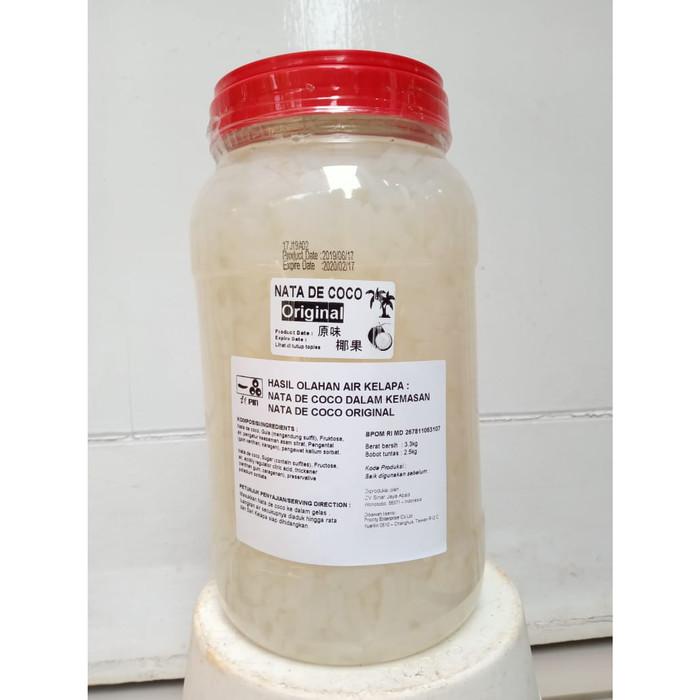 

Bahan Kue Coconut Jelly Nata Decoco Rasa Originali 3.3 Kg