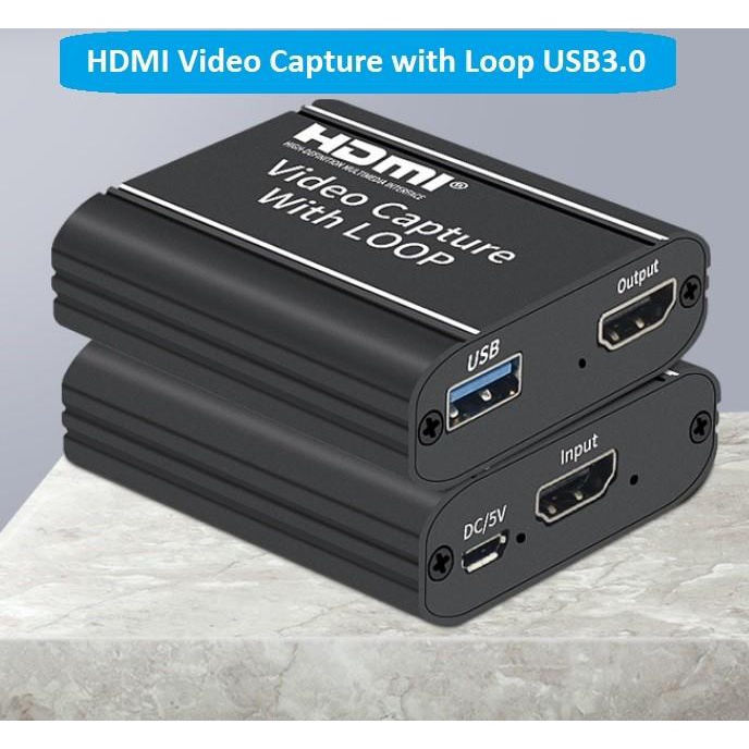 Tv Card | Video Capture Hdmi To Usb With Loop 4K Hdmi Video Capture Card
