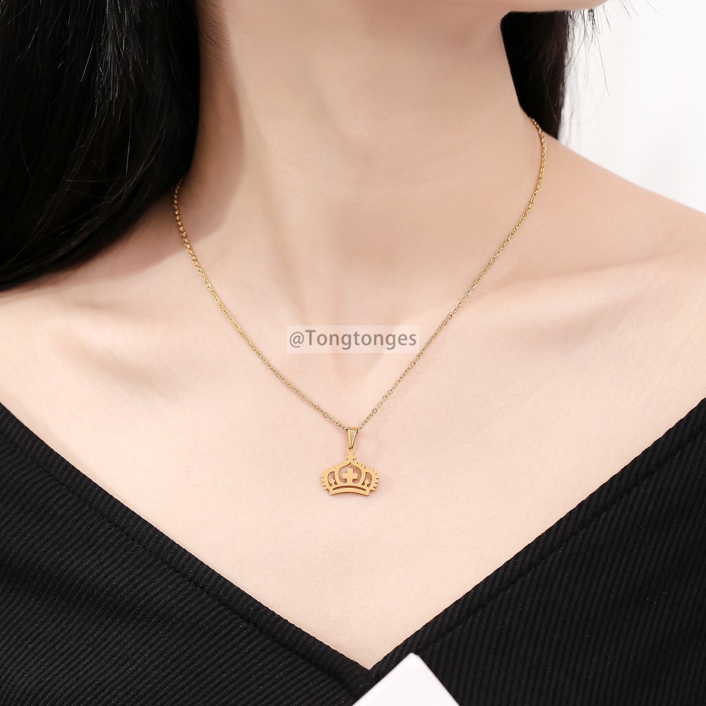 【CELEB】Simple Pendants Necklaces Women Man Charm Collar Jewelry Korean Design Romantic Choker S90