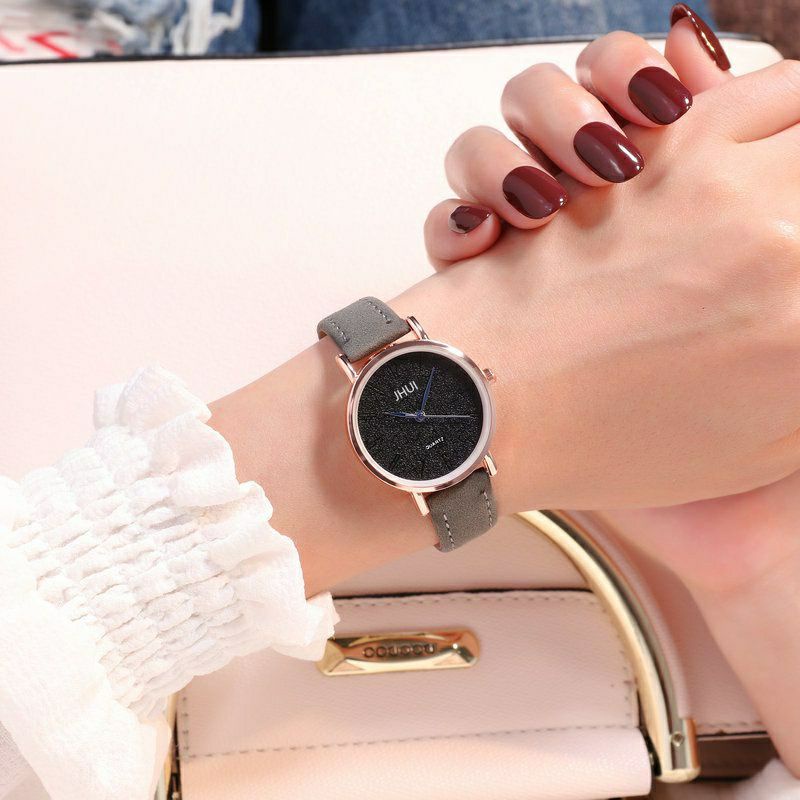 JAM TANGAN WANITA PEREMPUAN WANITA REMAJA ALA KOREA DENGAN TALI KARET KALEP PAS BUAT ANAK REMAJA NYA