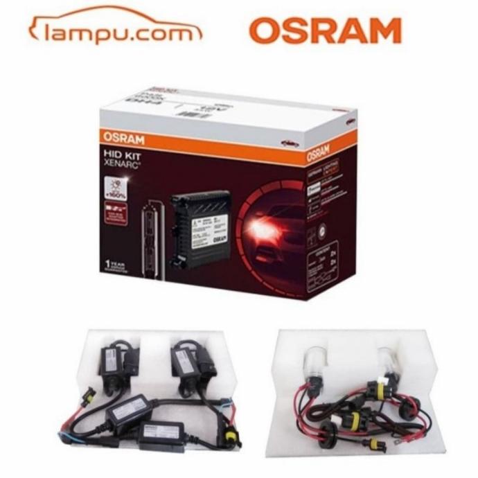 LAMPU MOBIL INNOVA HID CONVERTION KIT H4 /DH4 P43T 6000K OSRAM rod14 Ayo Beli
