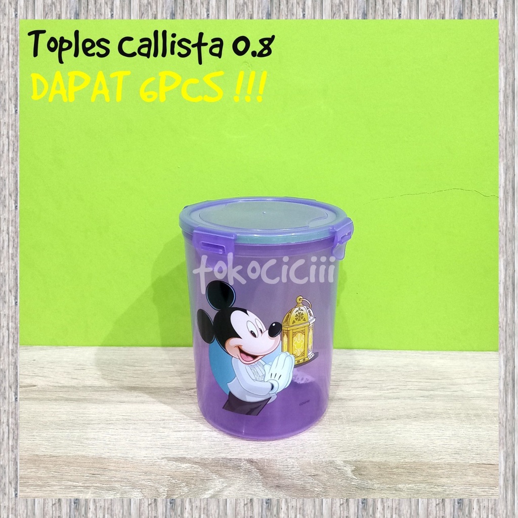 6PCS Toples Odate 0.8 toples jajan calista