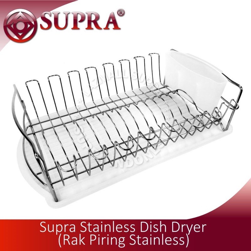 RAK PIRING SUPRA X 11 DISH DRYER STAINLESS ANTI KARAT