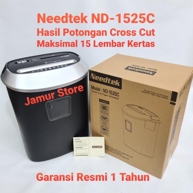 Mesin Penghacur Kertas Needtek ND-1525C Paper Shredder Needtek ND1525C stock ada