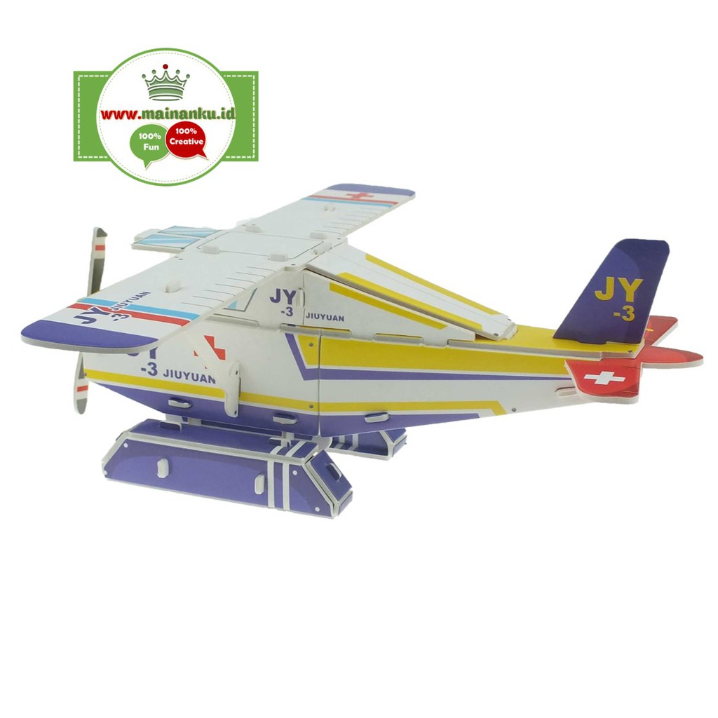 3d Mini Puzzle | SEAPLANE | Mainan Kreatifitas Anak - 1690-16