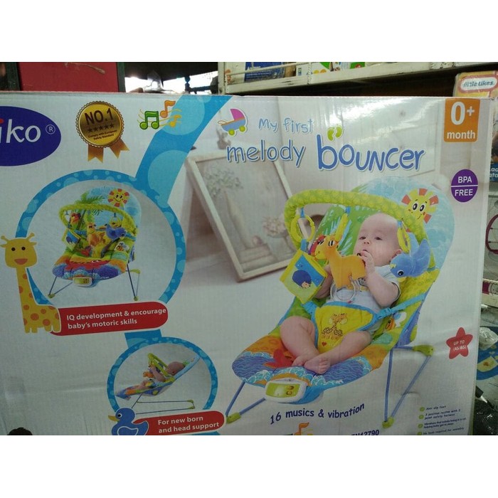 Baby Bouncer Pliko Musical Melody / Bouncer Bayi Pliko Musical Melody