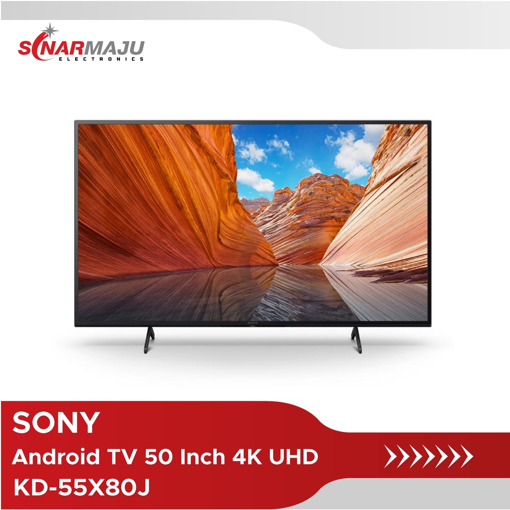 LED TV 50 Inch SONY 4K UHD Android TV KD-55X80J / KD55X80J