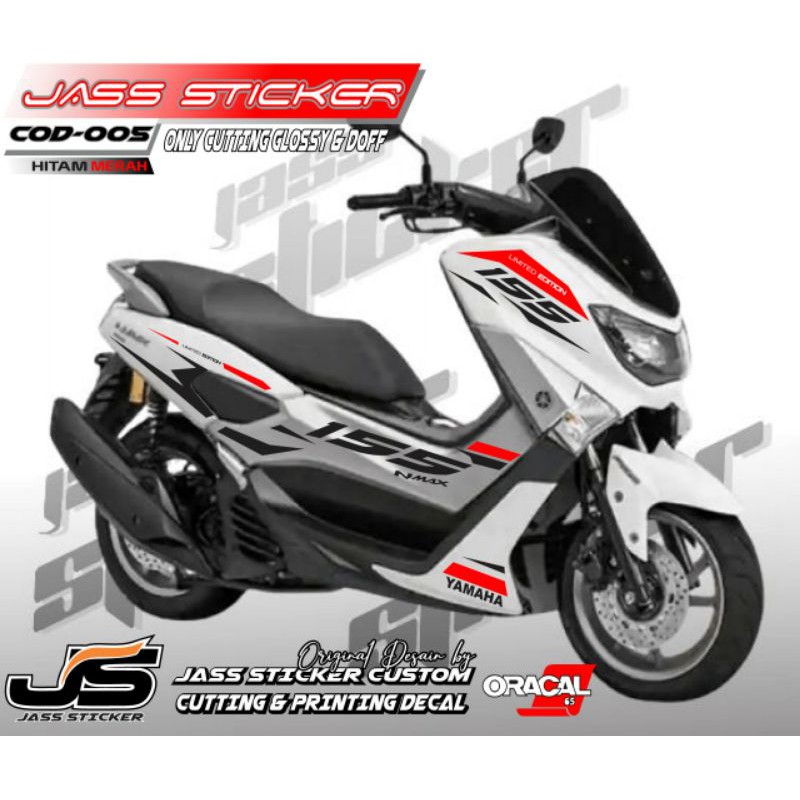 (COD) STICKER CUTTING NMAX / STIKER STRIPING NMAX 2018 / STRIPING VARIASI NMAX/ AKSESORIS MOTOR NMAX