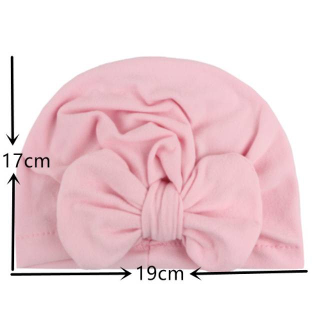 CHUBBI 3 Turban Anak Bayi Perempuan Pita