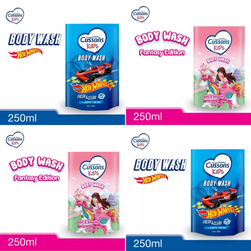 Jual CUSSONS KIDS BODY WASH 250ml | Shopee Indonesia