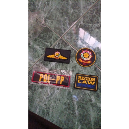Patch rubber atribut pdl satpol pp polpp