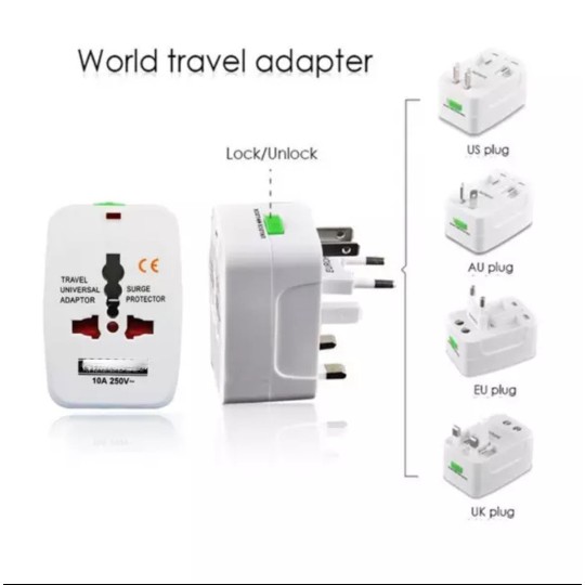 MITSUYAMA MS-8517 All in One World Universal Travel Adapter