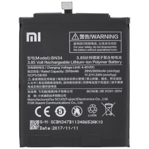 BATERAI BATRE BATERE BATTERY XIAOMI BN34 REDMI 5A