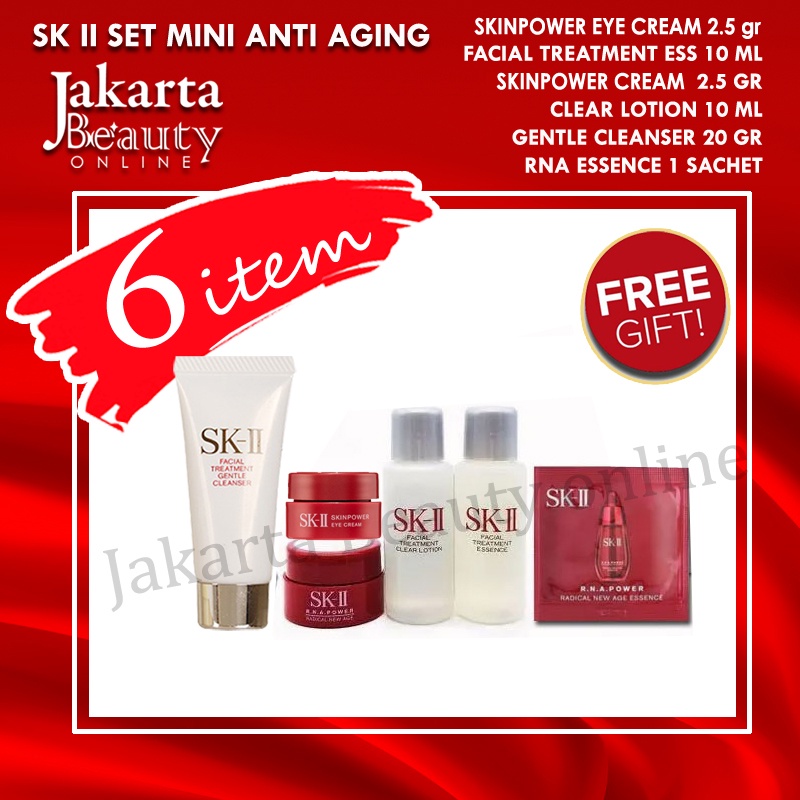 SK-II/ SKII/ SK II/sk2 paket pemula anti aging &amp; eye cream/atasi kerutan/kencang