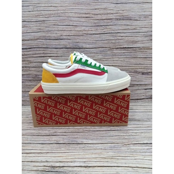 Sepatu vans old skool mars mallow multy shoes sneakers