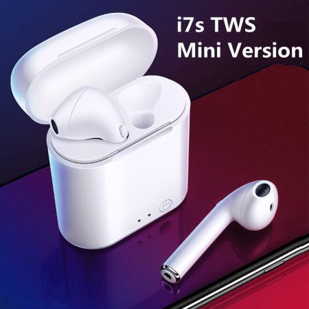 Earphone Headset Bluetooth I7S TWS4 Wireless 5.0 HIFI Stereo Sound Music In-ear With Mic Earphone Bluetooth I7S TWS