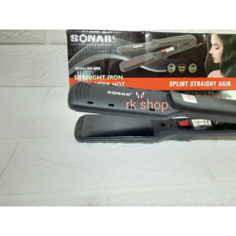 CATOK CATOKAN RAMBUT SONAR SN698 BLACK HITAM/ CATOK LURUS SONAR MURAH