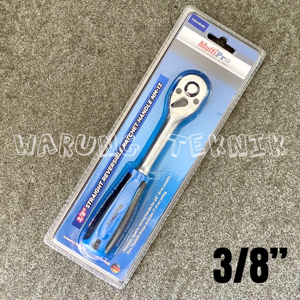 MULTIPRO RATCHET HANDLE GAGANG KOTREK PEGANGAN KARET 3/8&quot; 72 TEETH