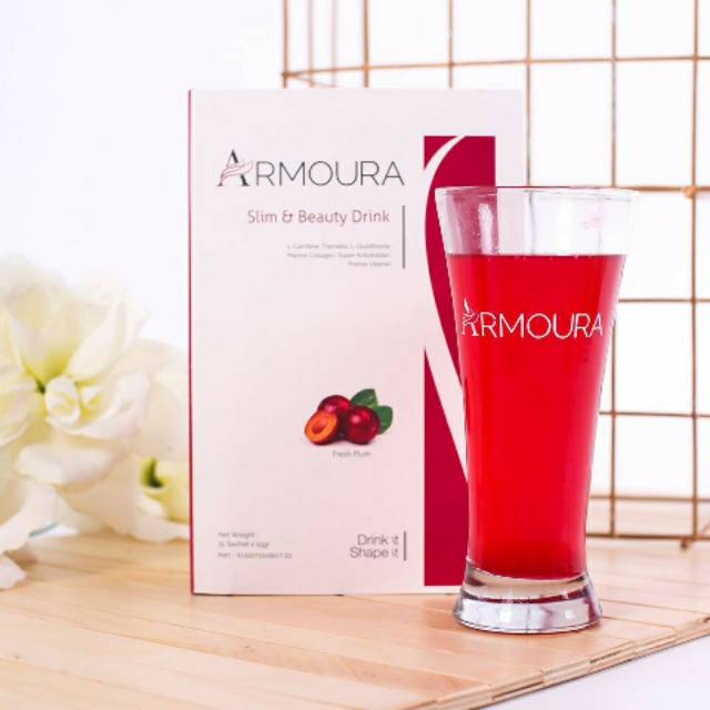 [3Kotak] Armoura Beauty Drink & Slim ORI Amoura Amora