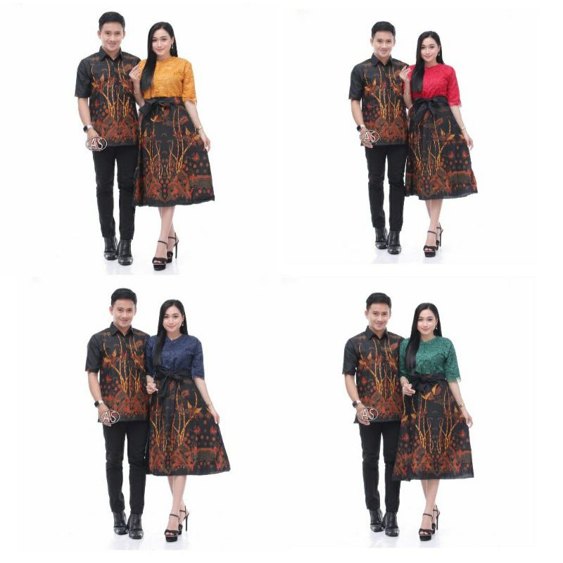 DRESS BRUKAT KOMBINASI KATUN UJ ORI BISA COUPLE