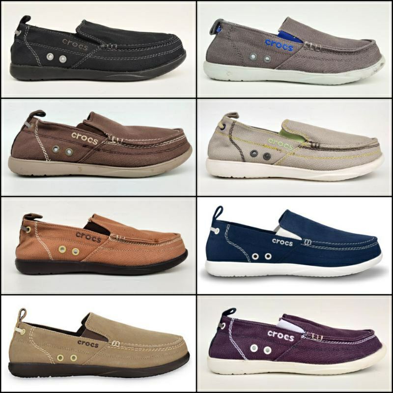 Sepatu Pria Crocs Walu Man / Sepatu Crocs Best / Crocs Pria / Sepatu Slip On Pria