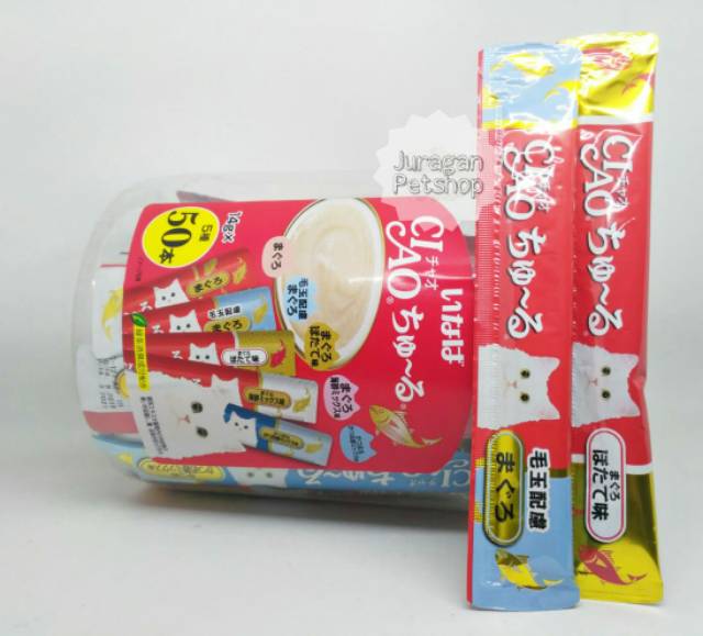 CIAO TOPLES VARIETY | ISI 50 STICK |Snack Liquid Ciao TOPLES