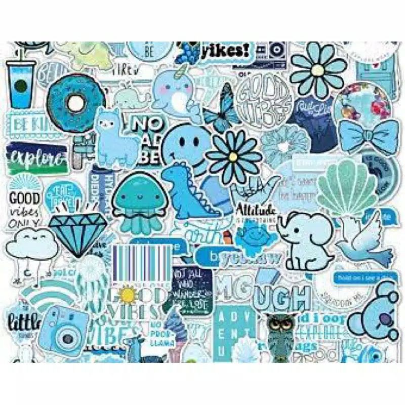 Sticker Aesthetic estetik Random murah Vinyl Journaling handphone case laptop