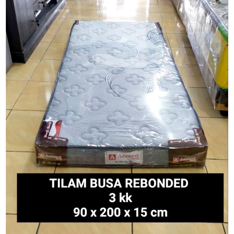 Nadirassstore - Kasur Tilam Busa Rebonded Acco90 x 200 Anti Kempes