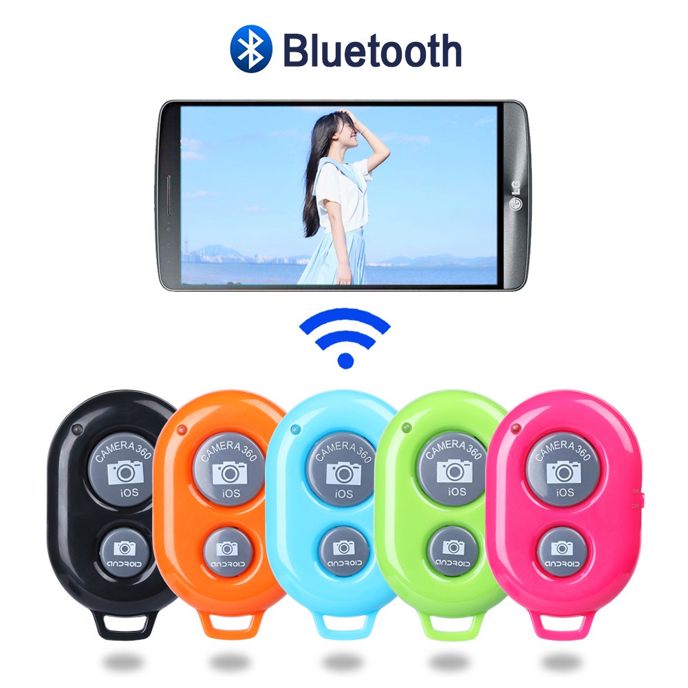 Remote Bluetooth Shutter Kamera Android IOS 1008 / Remote Tomsis Tripod