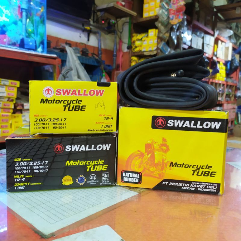 BAN DALAM SWALLOW 300/325-17 TUBE UKURAN 110/70-17, 100/70-17, 100/80-17, 100/90-17, 90/90-17,325-17