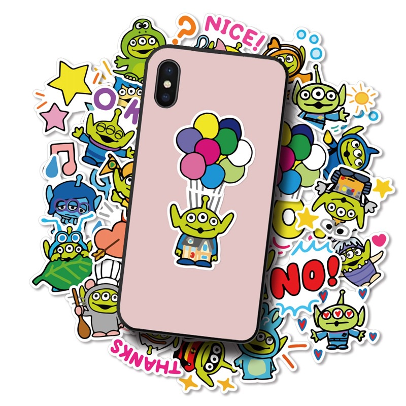 50 buah Mainan Cerita stiker anime phone case Jurnal bahan kartun cangkir minum tangan Buku stiker X