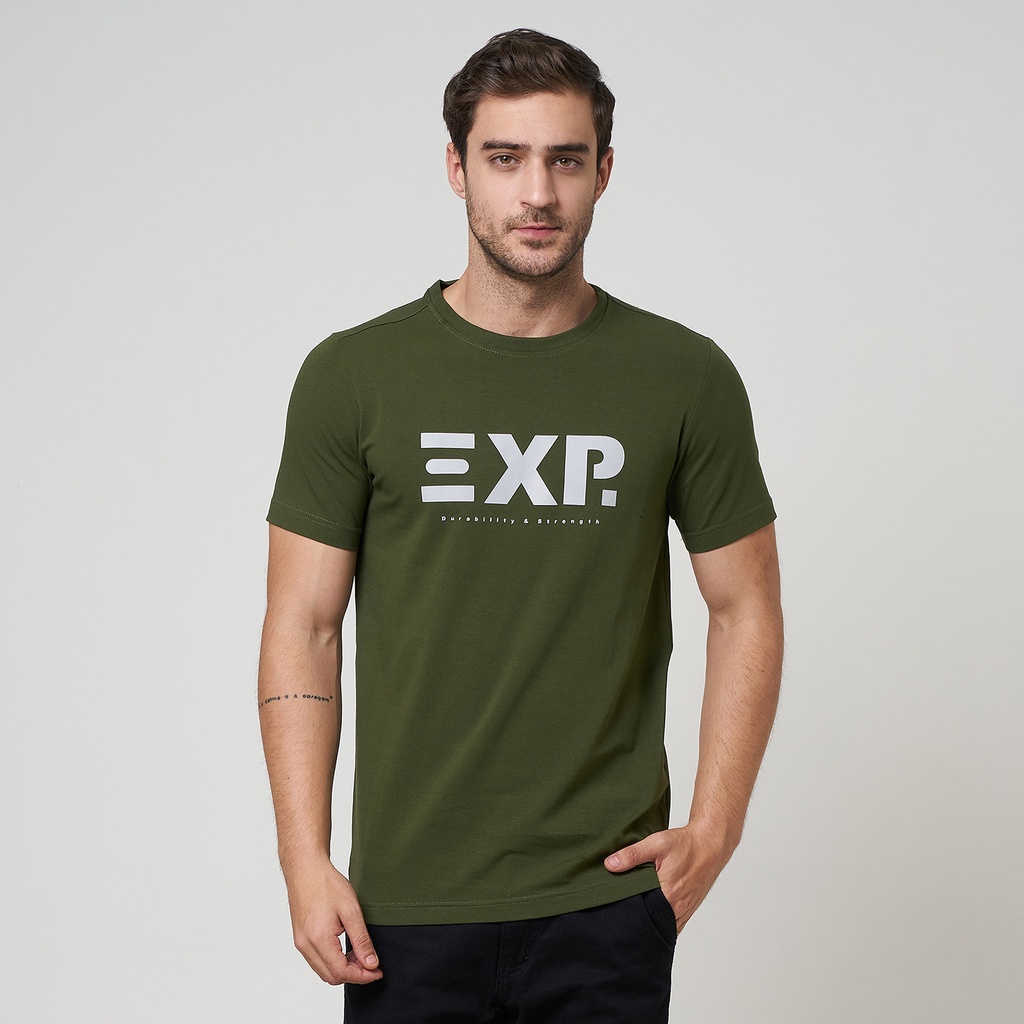 T-shirt Pria Lengan Pendek / MCB Kaos Pria Reg Fit EXP MiBlu 0123062-24062