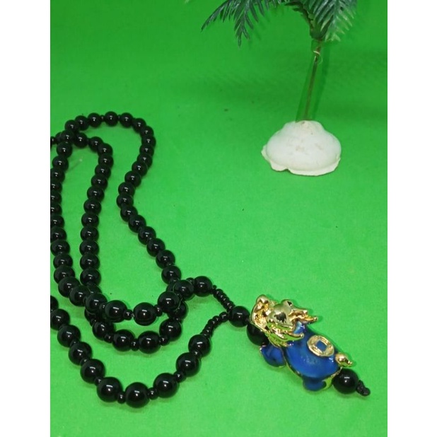 Kalung Batu Onix Liontin Kura Naga