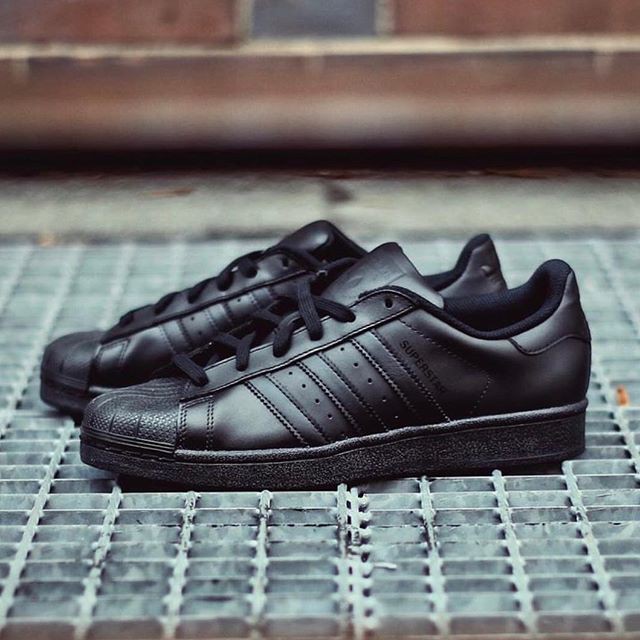 Adidas Superstar Foundation Pack Full Black New