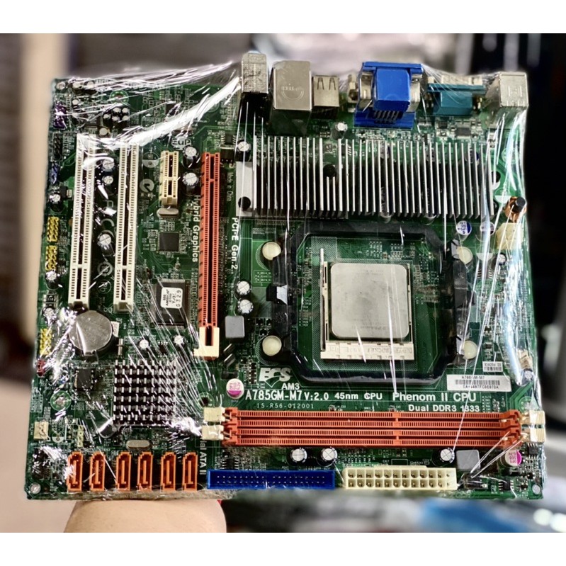 Motherboard AMD ECS A785GM-M7 Socket AM3 Phenom 2 DDR3 Second
