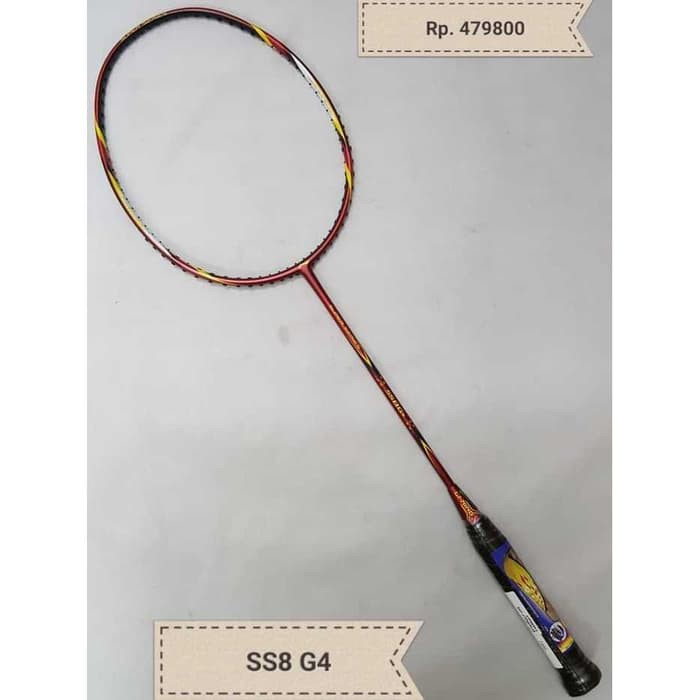 Raket Badminton LINING SS 8 G4 / Gen 4 (Free : Tas 2R   Grip   Senar)