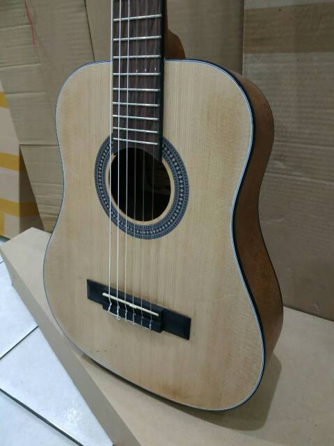 Gitar Classic Nylon Brown Merk Cowboy Original Ukuran 3/4 GW-39 NA Murah Jakarta Garansi