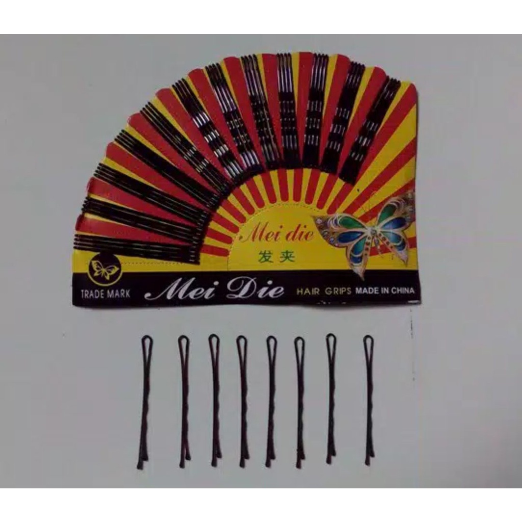 Hair Pin - Jepit Rambut Lidi Kipas Isi 48 Pcs - Hair Clip Konde