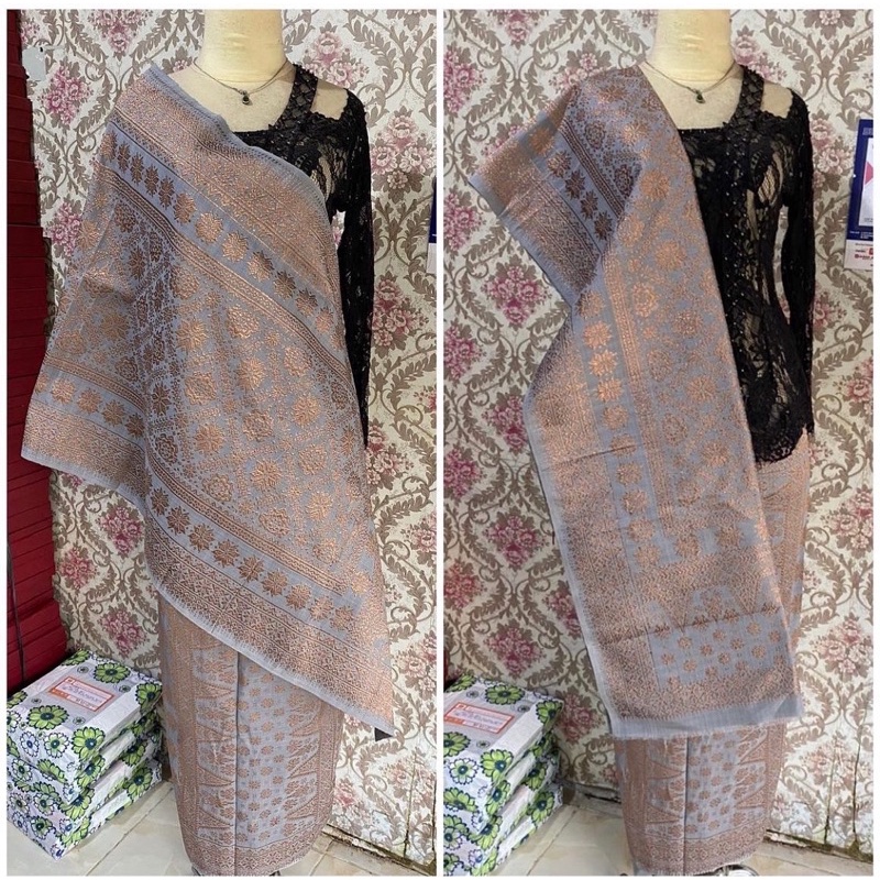 Songket Lepus Sutra Gebeng Tembaga Ori