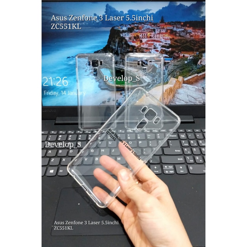 Silicon Soft Case Clear Asus Zenfone 3 Laser 5.5inchi ZC551KL