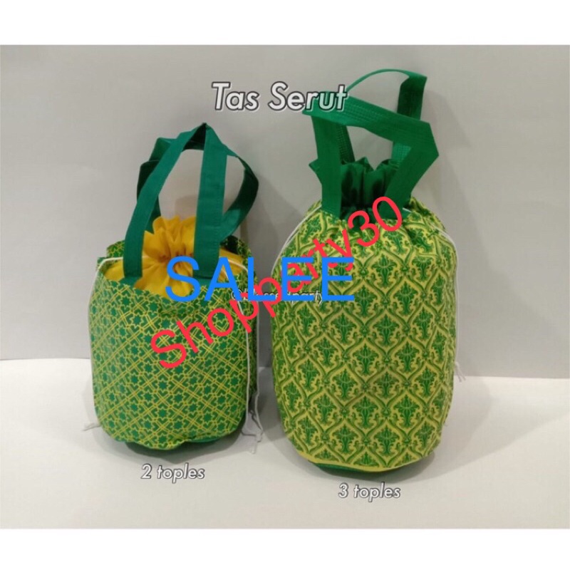 

tas serut toples / tas serut 2 toples eceran