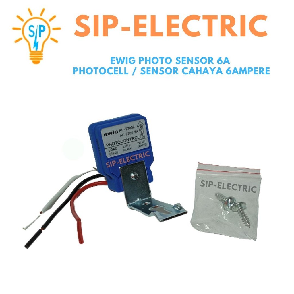 Ewig Photo Sensor 6A / Photocell / Sensor Cahaya 6Ampere
