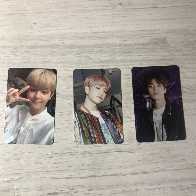 PHOTOCARD / PC OFFICIAL TREASURE CHAPTER 3 BLACK VER - jihoon selfie, mashiho jeongwoo concept