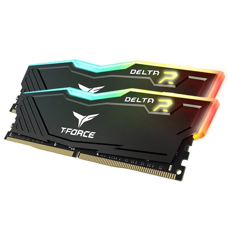 TEAM T-Force Delta RGB (2x8) 16GB DDR4 kit 3600MHz - Black Memory RAM