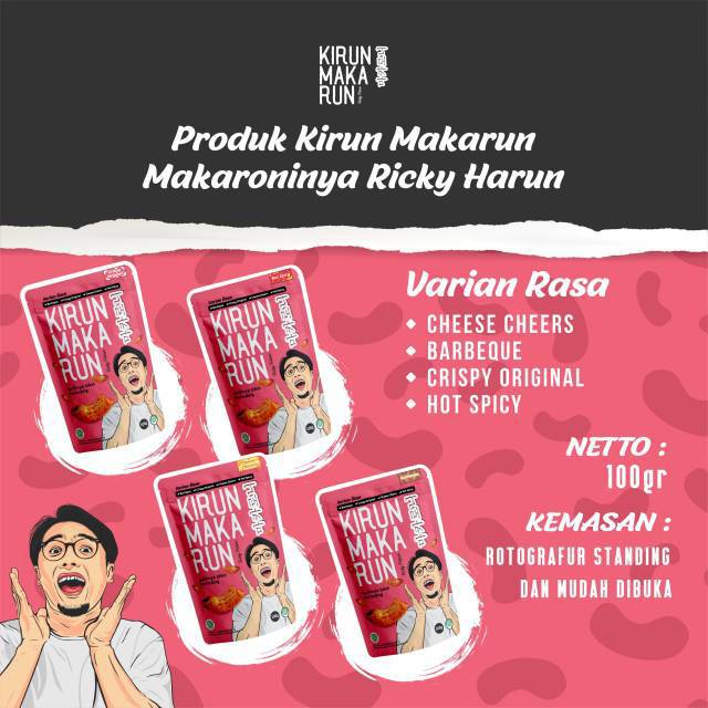 

SNACK CEMILAN MAKANAN MAKARONI CRISPY ORIGINAL PEDAS MURAH KIRUN MAKARUN KEKINIAN LARIS MASA KINI