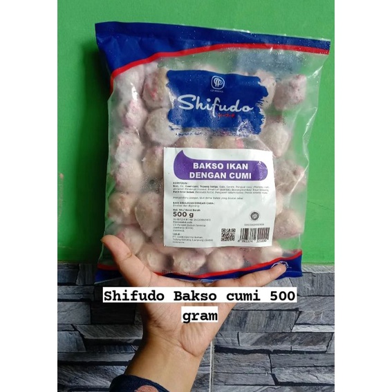 

Shifudo Bakso Cumi 500 gram - amirafrozenfood