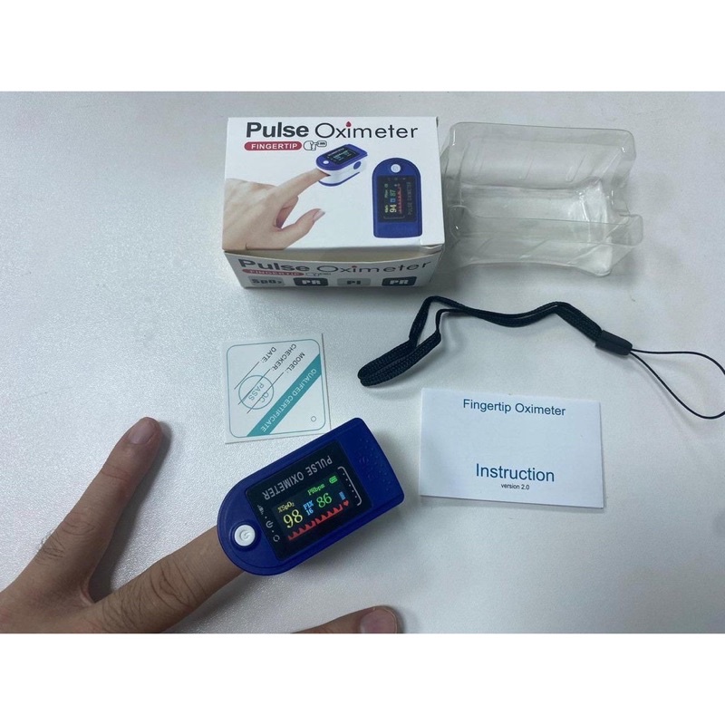 Oxymeter pulse alat pengukur oksigen dalam darah dan detak jantung LK87 oximeter oxy meter